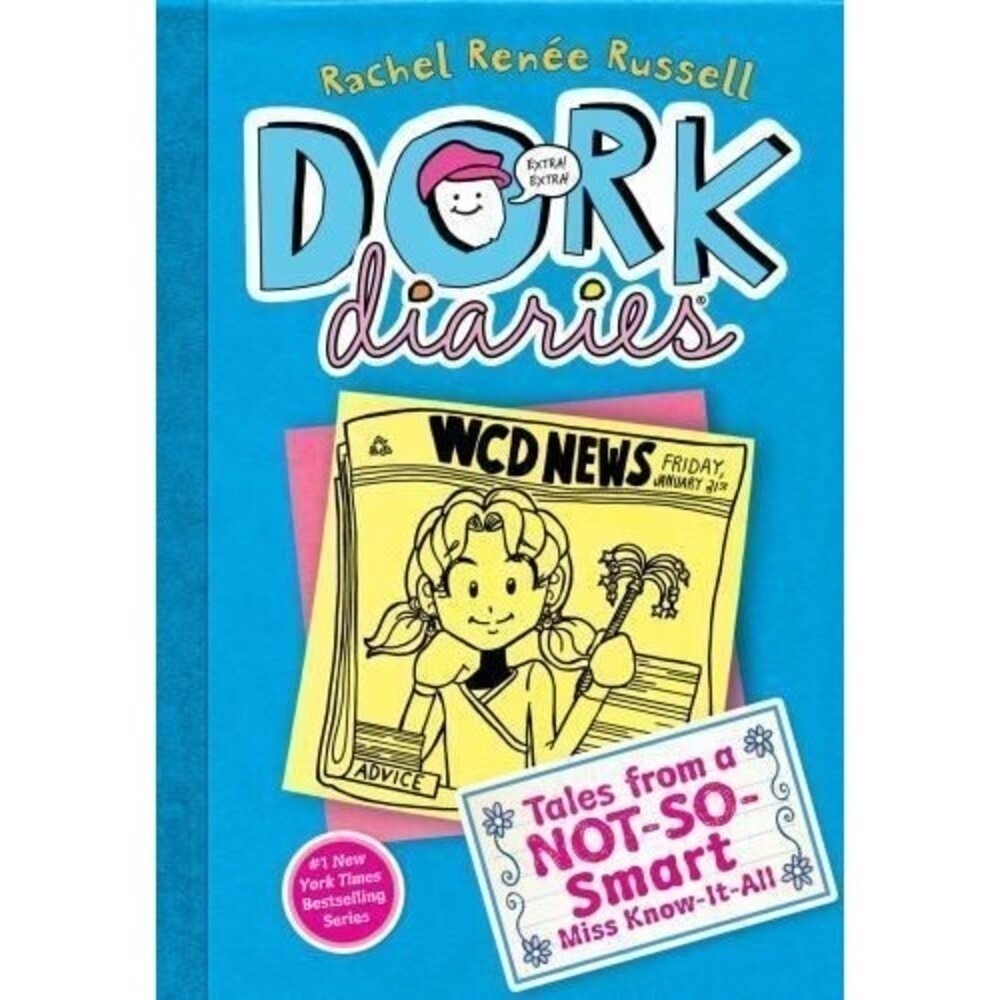 Aladdin Dork Diaries 5 Kids OS Blue Hardcover Fiction School Comedy Reading